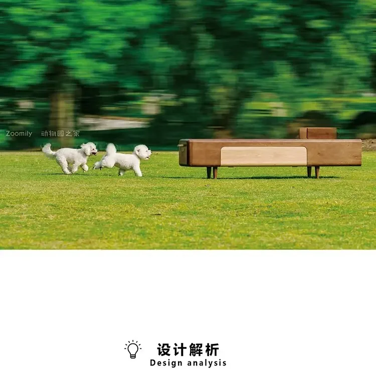 Audio-visual cabinet Black walnut cherry solid wood Nordic modern simple creative TV cabinet