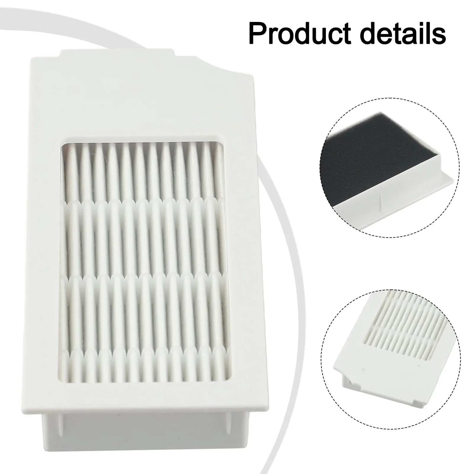 Pack of 4 Replacement Filters Compatible with For ECOVACS For DEEBOT N20 Series Vacuums Easy to Use and Maintain