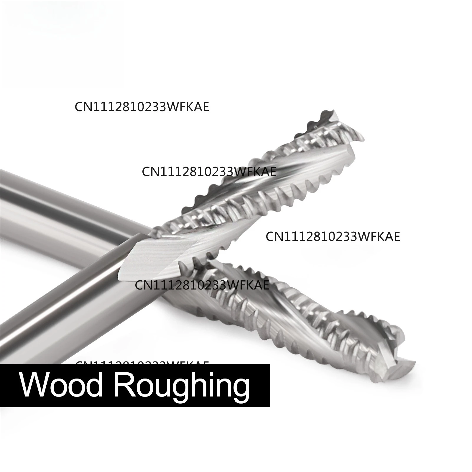 1 PC 3 Flutes 6mm 8mm Shank Carbide Heavy Duty Roughing Milling Cutter Woodworking Tools CNC Router Bit for Cutting Keyhole