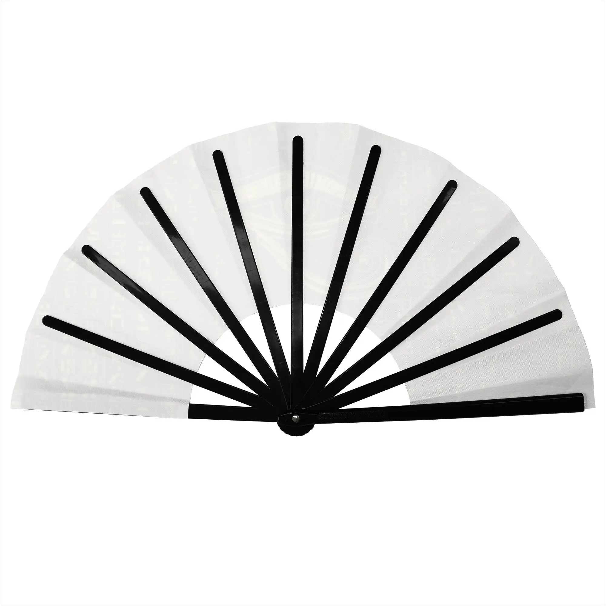 Egyptian Hieroglyphs Traditional Folding Fan Ancient Egypt Symbol High-Quality Polyester Fans Gift Elegant Decorative Hand Fan