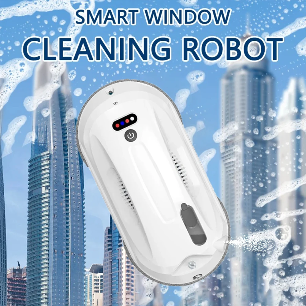 Purerobo W-R4S Ultra thin Robot vacuum cleaner window cleaning robot window cleaner electric glass remote control for home