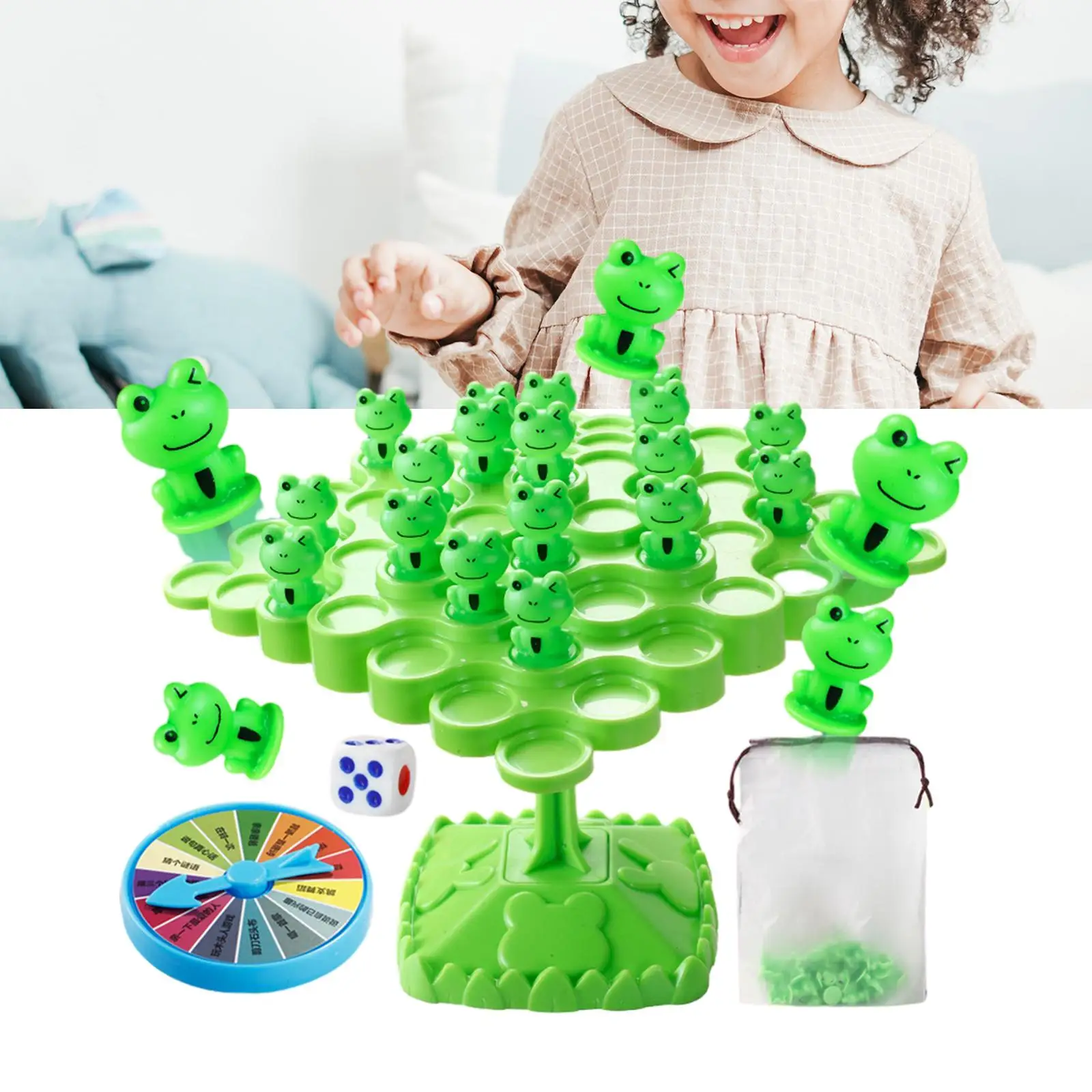 Frog Balance Counting Toy Balanced Tree Frog Game Educational Toys Math Learning