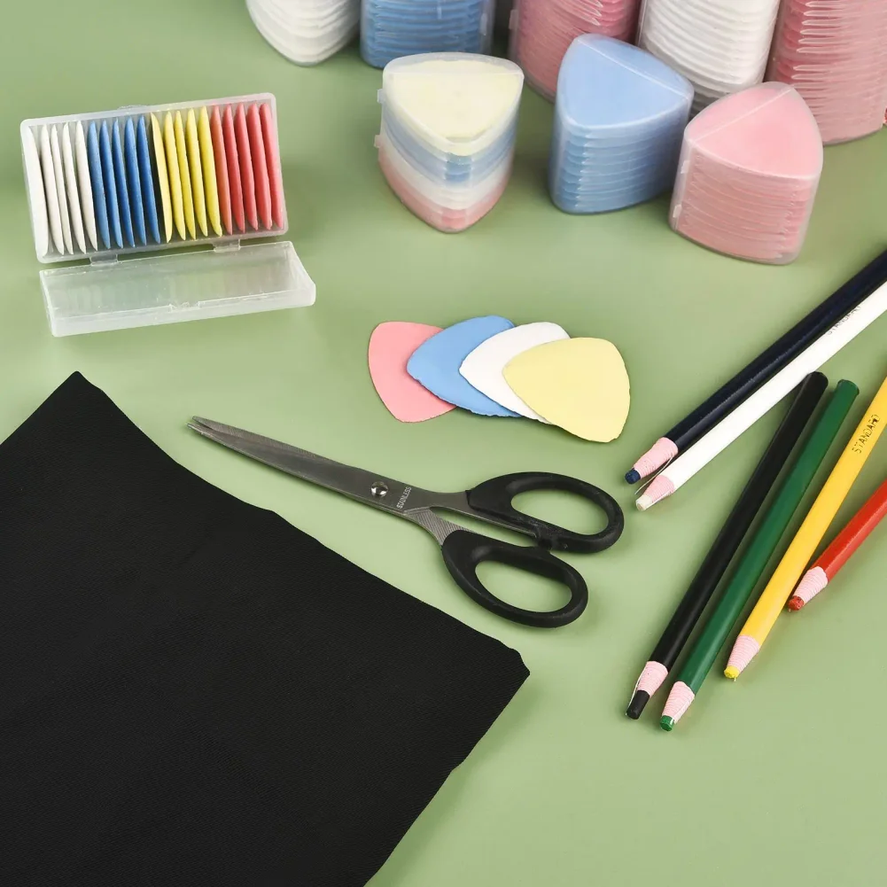 1/10/12/20/30pcs Box Erasable Fabric Chalk For Tailor Marking Clothing Patterns Patchwork Needlework Cut-Free Sewing Accessories view 2