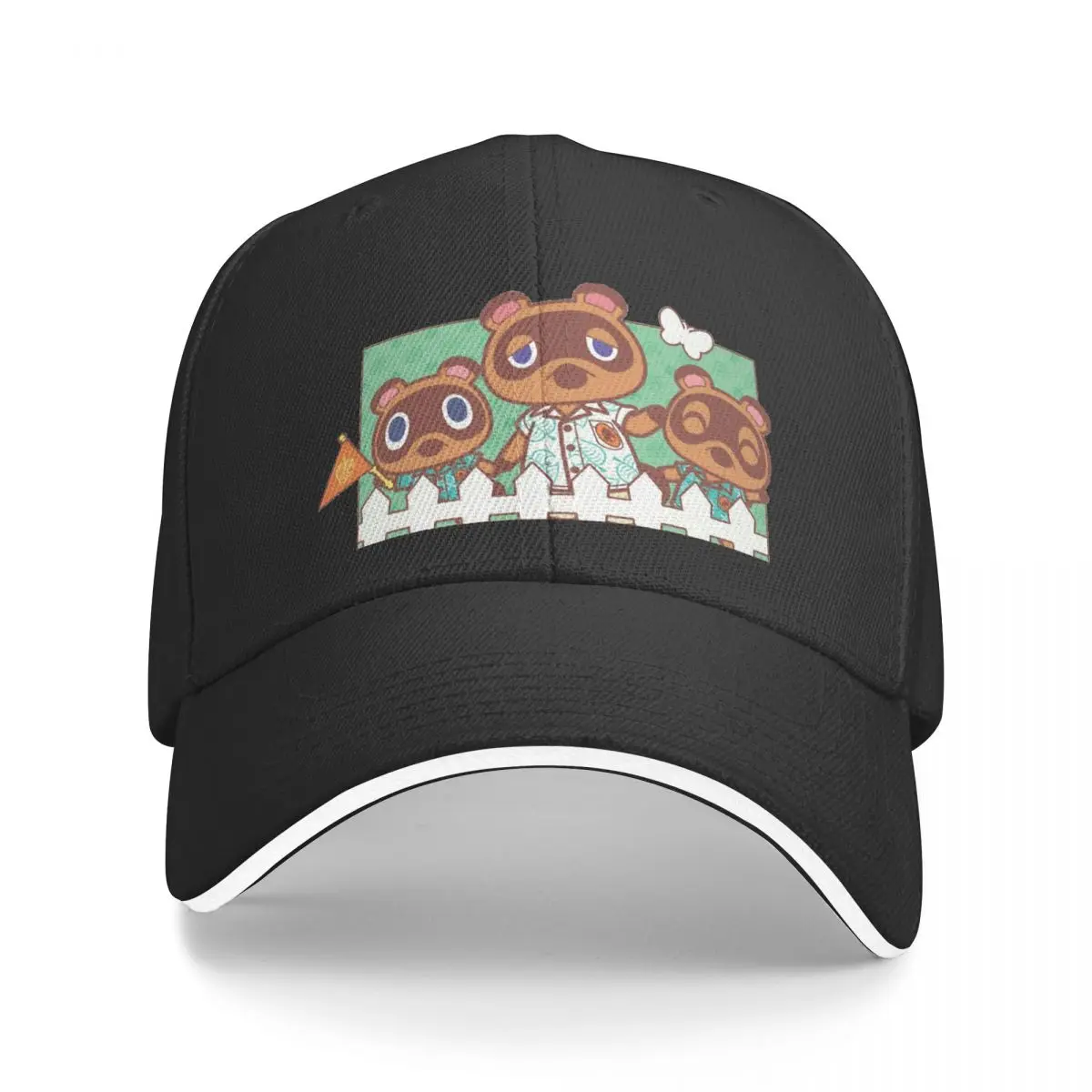 Tom Nook Family Animal Crossing Game Sunprotection Cap Sun Visor Hip Hop Caps Cowboy Hat Peaked Hats