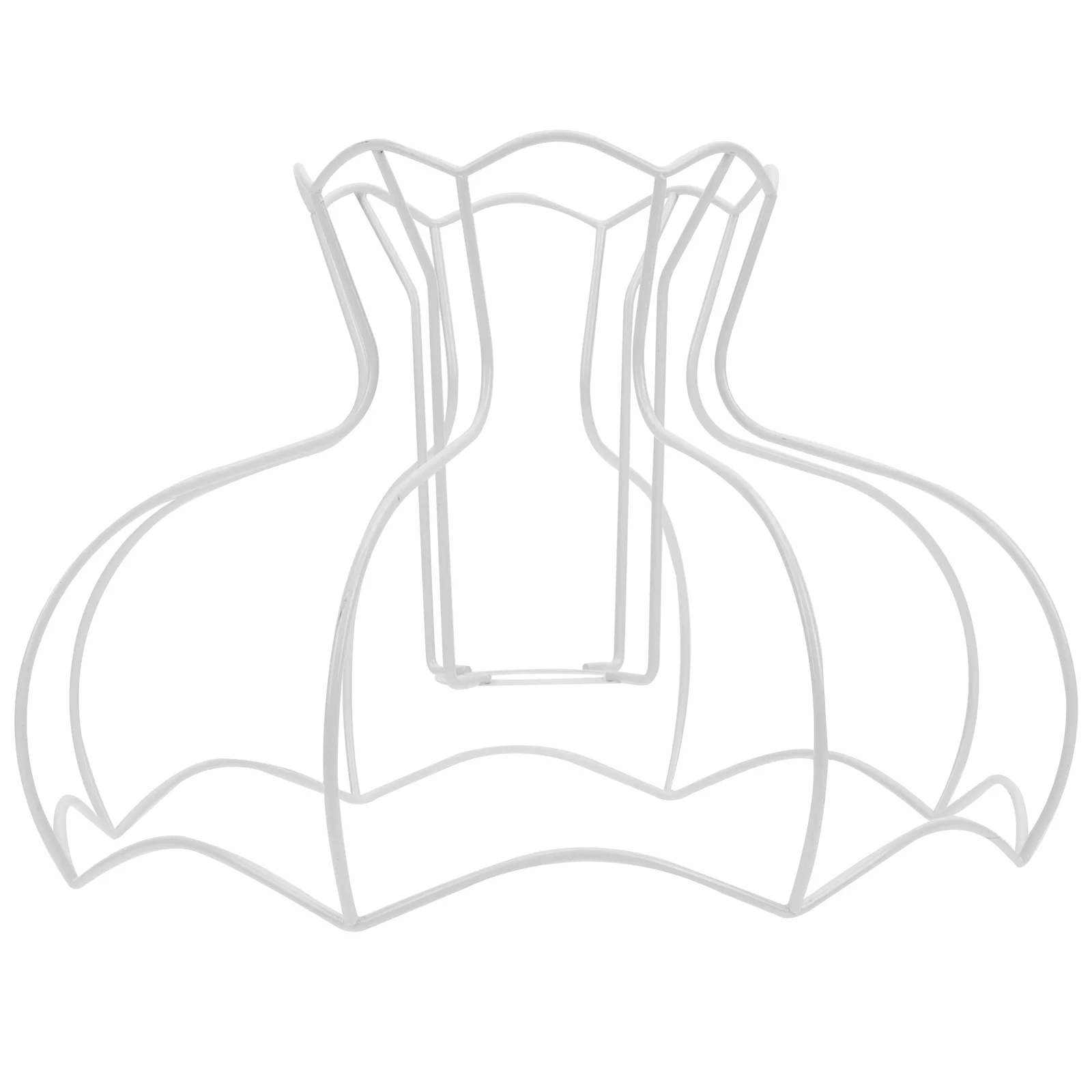 Saray Abajur Tutucu Demir Çerçeve E27 Braketi Işık Kapak Arp DIY Vintage Çerçeveler