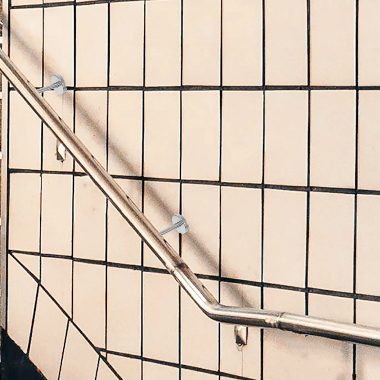 

Adjustable Stainless Steel Handrail Wall Bracket Heavy Duty Stair Railing Support for Homes Shopping Malls Offices Corridors