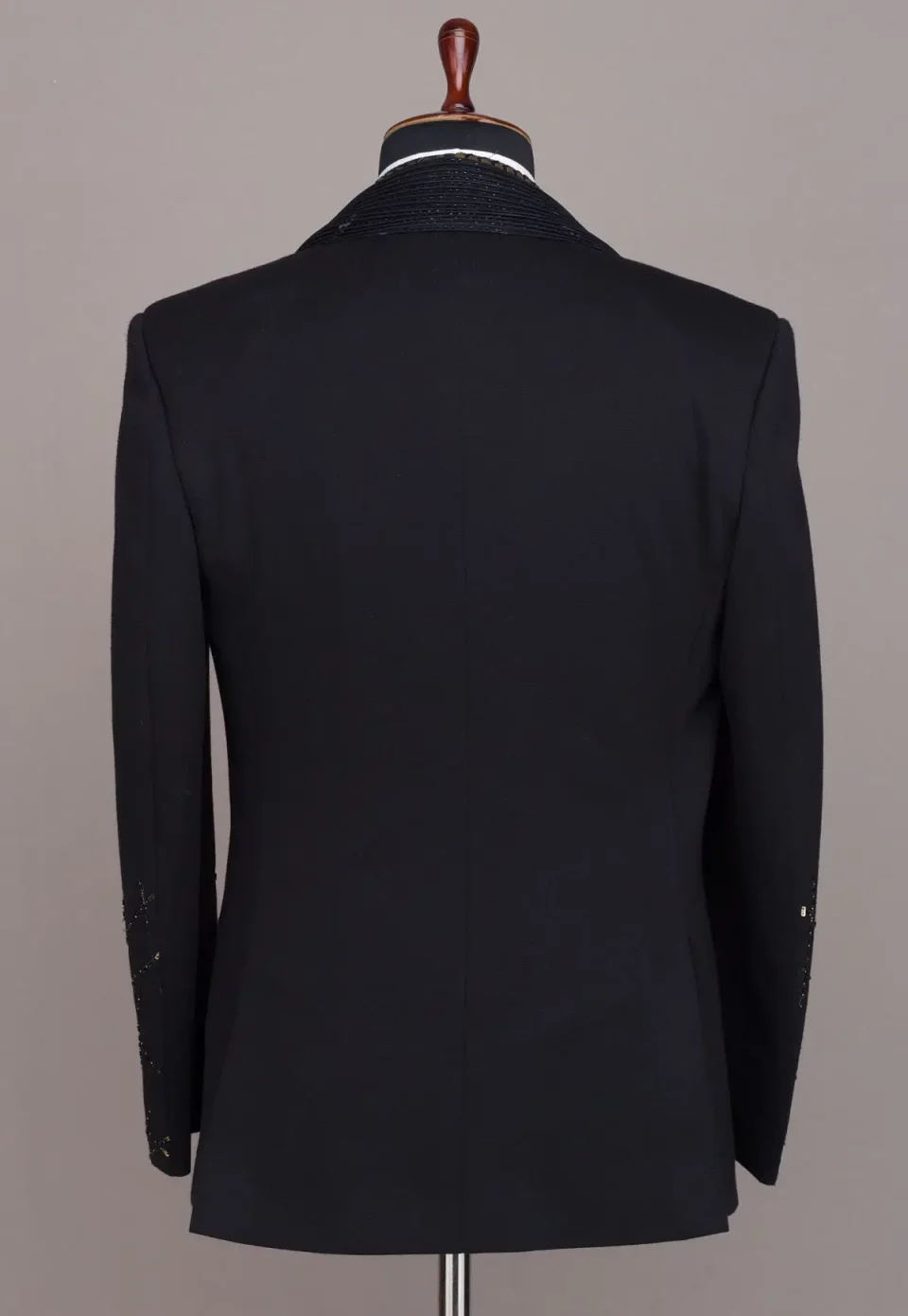 Luksusowy męski garnitur 2-częściowy, zdobiony kryształkami, jednorzędowy smoking ślubny dla pana młodego, formalny garnitur na przyjęcie, męskie marynarki biznesowe, szyte na miarę.