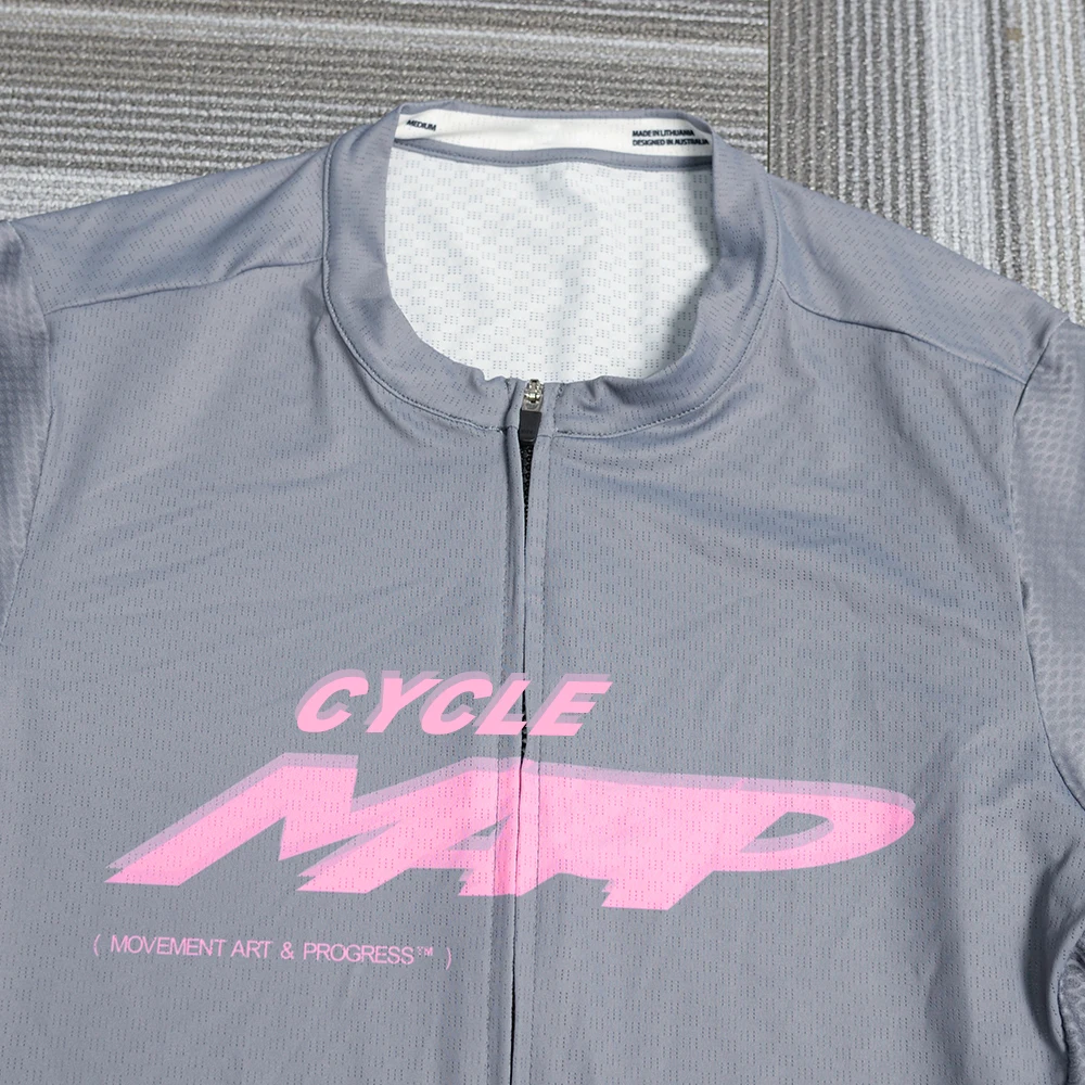 Herren Radsporttrikot Langarm Pro Team MTB Radsporttrikot Hochwertig Atmungsaktiv Slim Fit Fahrradbekleidung Radsporttrikot – Detail 3