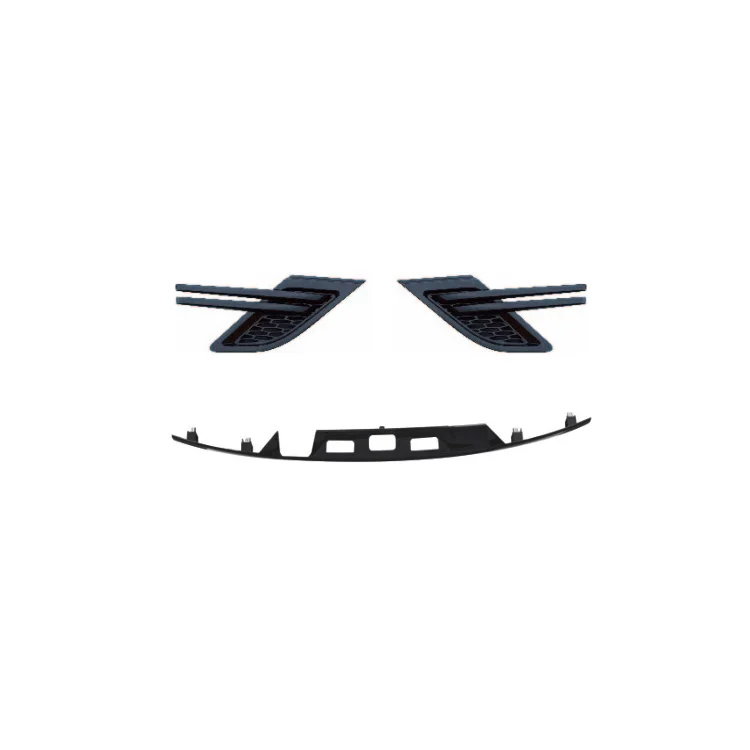 New High Quality Black Knight Style Body Kits Fog Light Bezels Front Bumpers Grille Plug and Play for Sport 2014-2017 4