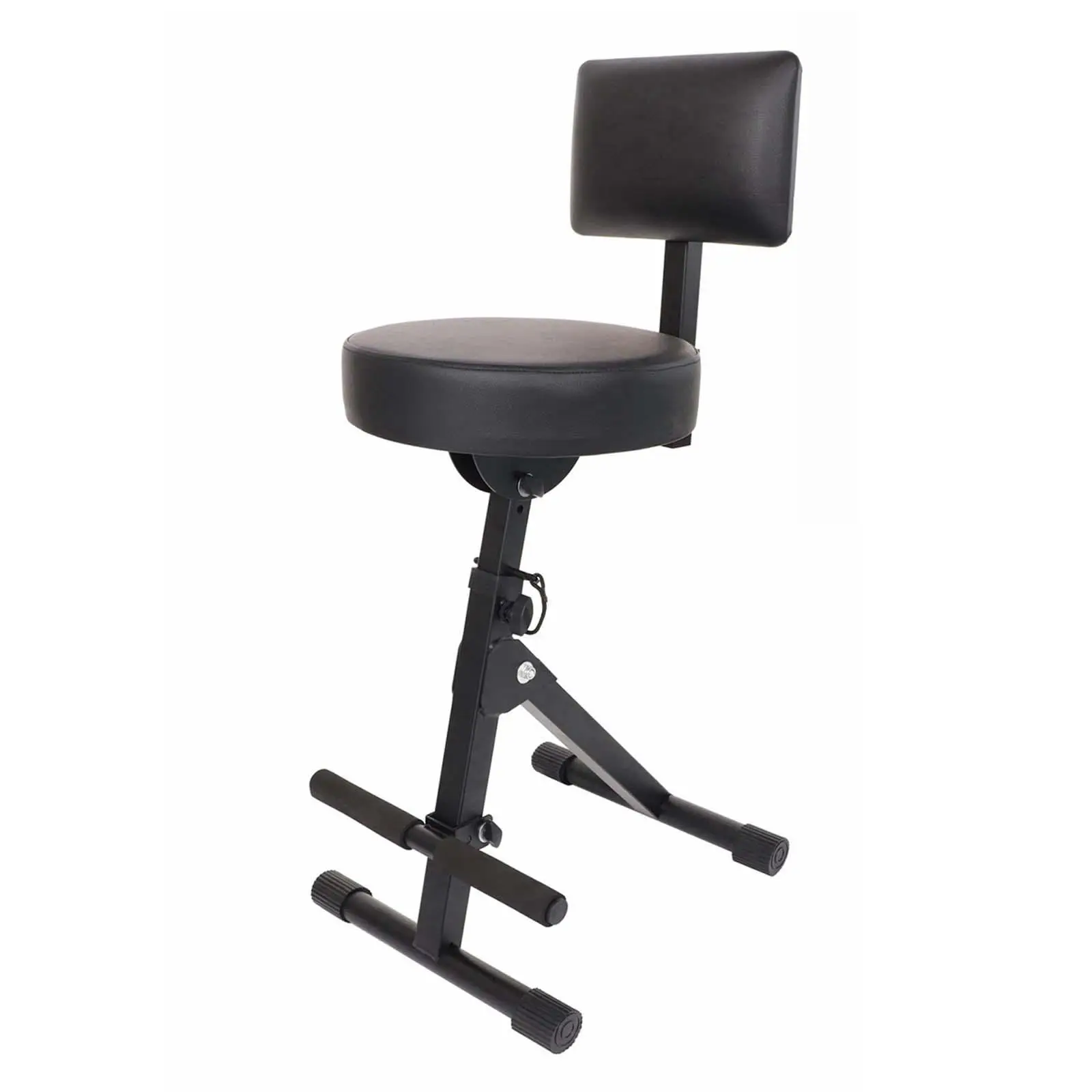 Guitar Seat Foldable x Stool Padded Drum Chair for Guitarist Guitar Keyboard