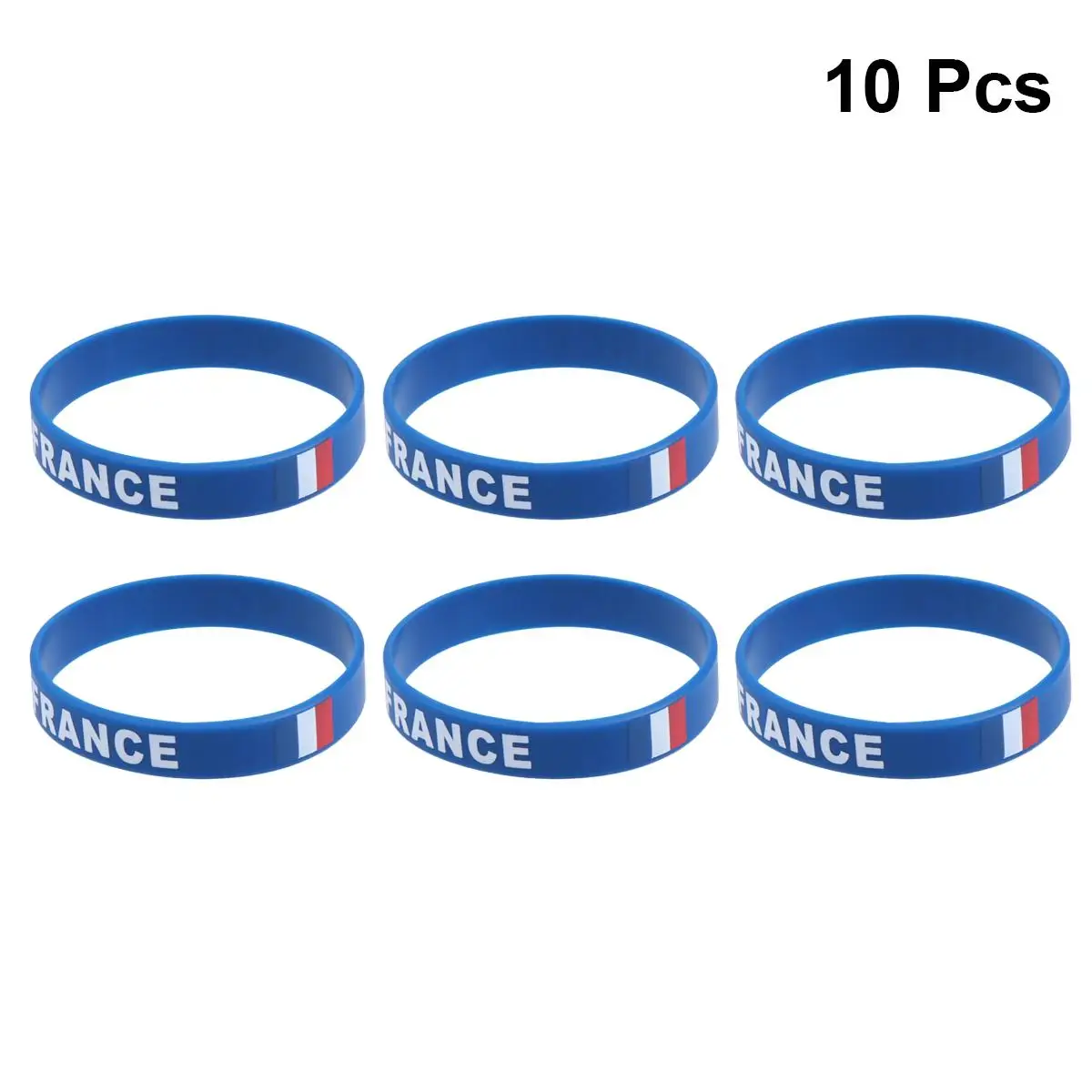 10 Pcs Basketball Silicone Bracelet Men and Women Football Soccer Bands Bracelets