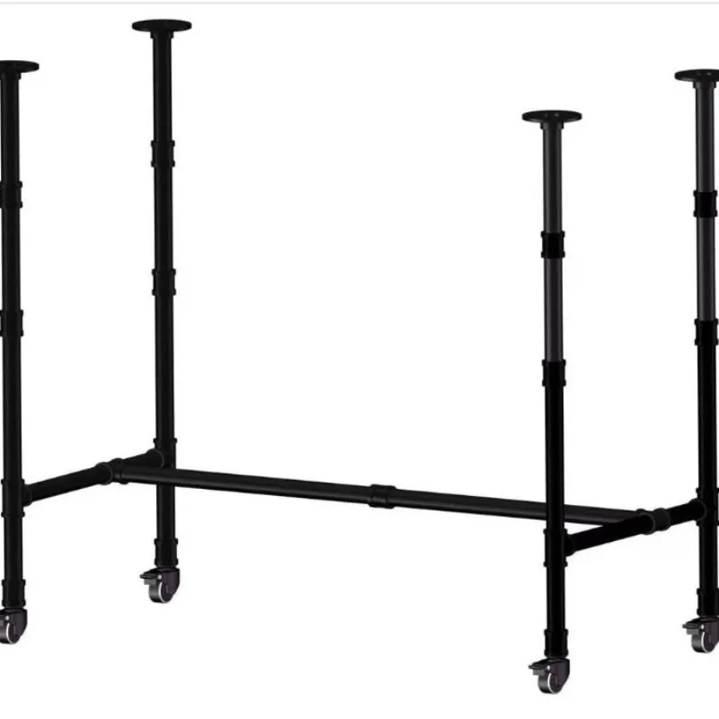 Rustic Vintage Black Heavy Metal Table Legs, Stable Support Bracket for Dining Table, Computer Desk and Furniture Storage Shelf
