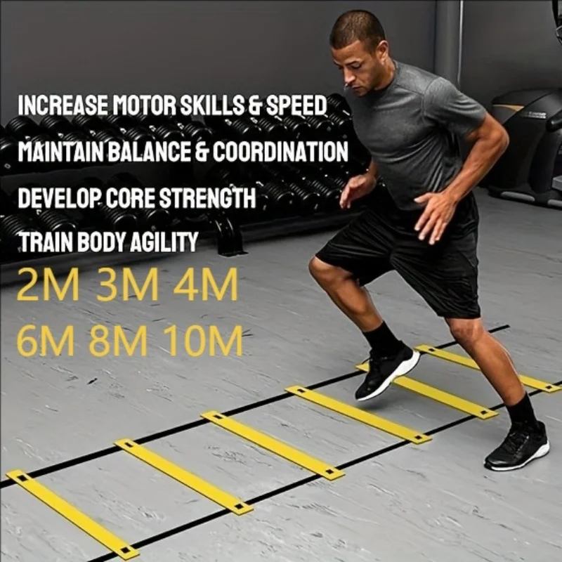 Rope ladder agile ladder football training pace football speed training ladder equipment sports fitness running warm-uptraining