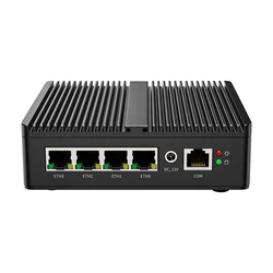 Kingdel PfSense 방화벽 라우터 4 * 인텔 i225 2.5G LAN 2 * DDR4 산업용 팬리스 미니 PC 컴퓨터, 4 * USB HDMI + DP SIM ESXi, N5105