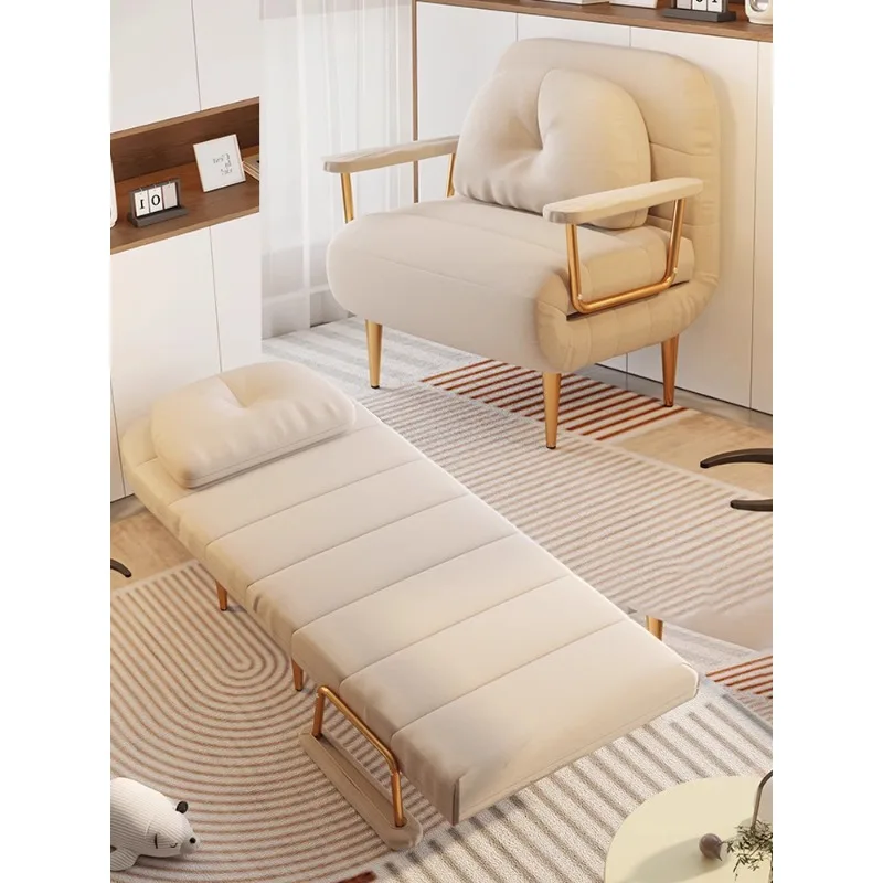 Shen Rest folding bed 2024 cream wind cloud sofa bed foldable single dual-purpose new small apartment sofa chair