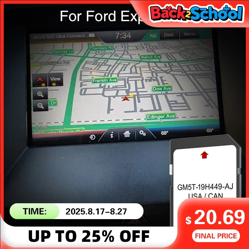 

A15 Suitable for Ford Expedition 2015 Cover North America Area Car Navigation SD Memory 32GB GPS Card