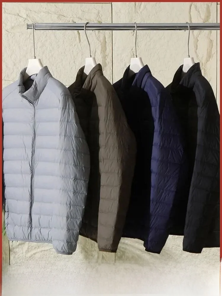 

Line Lightweight Men's down Jaet New Winter Collection 90% White Du down Fillable Cozy Yet Portable Outerwear