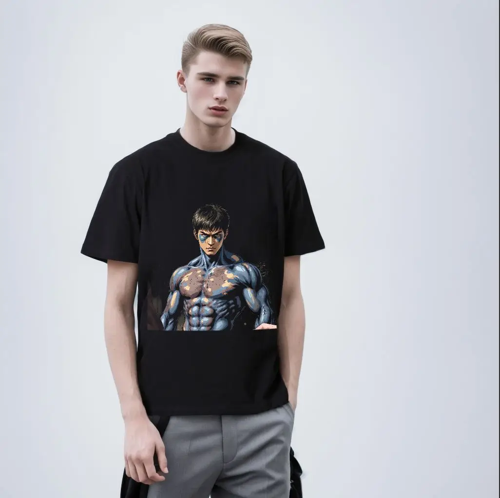 تي شيرت مطبوع جديد للجنسين للمراهقين والرجال - نمط علوي صيفي كاجوال من القطن برقبة دائرية وأكمام قصيرة للرجال والنساء #5