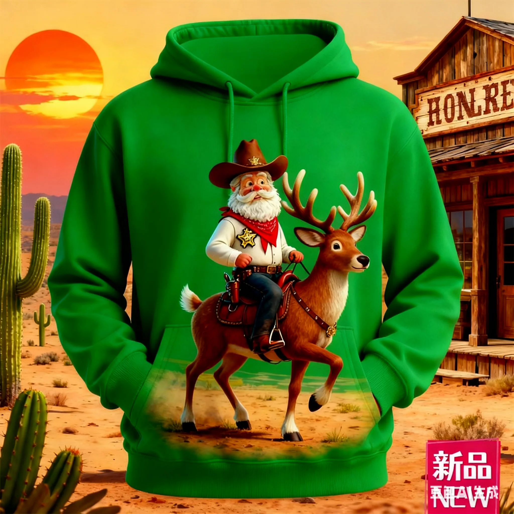 

Fashion Cool Santa Clause Graphic Hoodies For Men 3D Printed Creative Personality Christmas Theme Clothes Loose Comfortable Tops