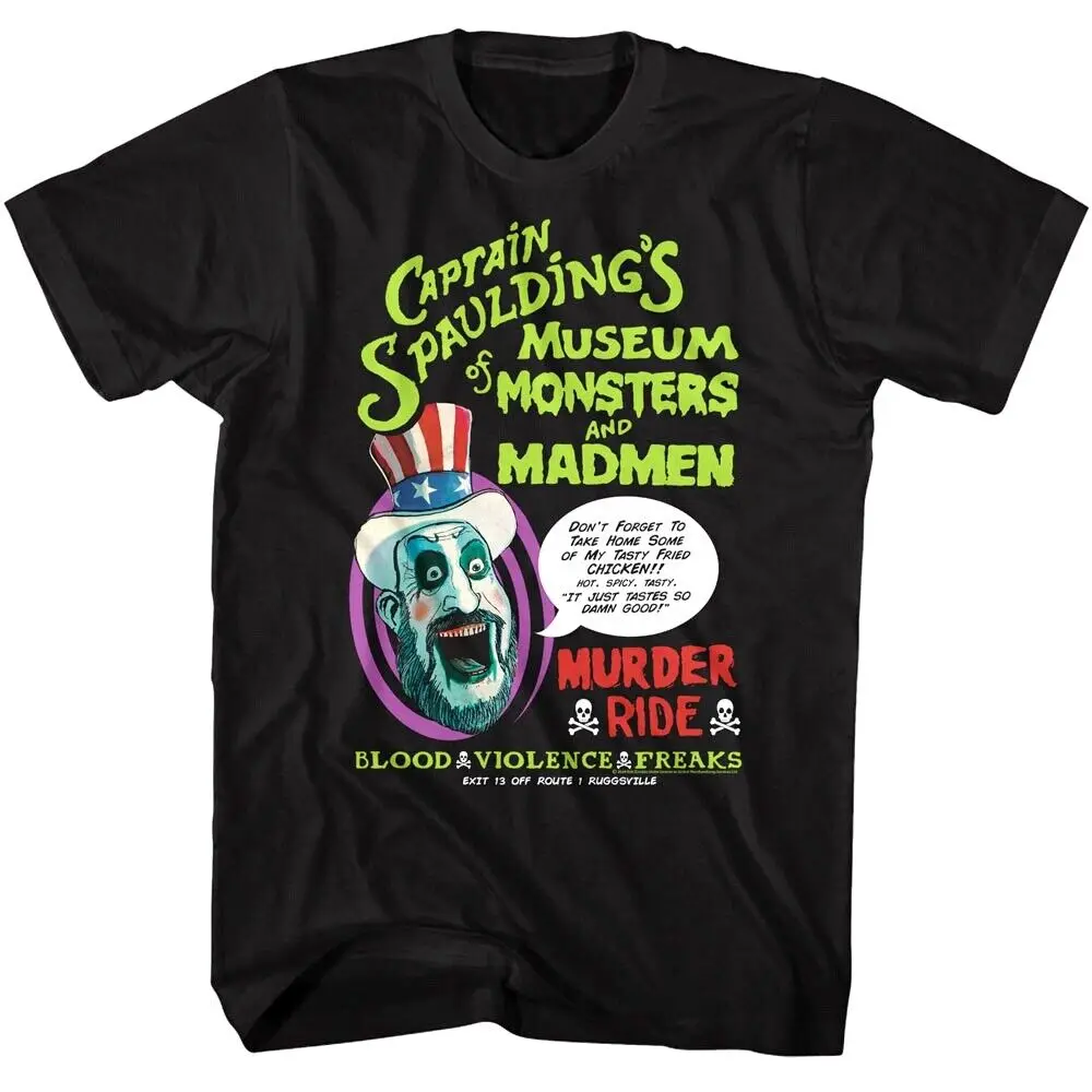 House Of 1000 Corpses Captain Spaulding'S Museum Men'S T Shirt