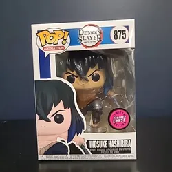 Hot Sale Funko POP Demon Slayer Inosuke Hashibira #875 Vinyl Figure Dolls Toys Collection Model for Kids Christmas Gift
