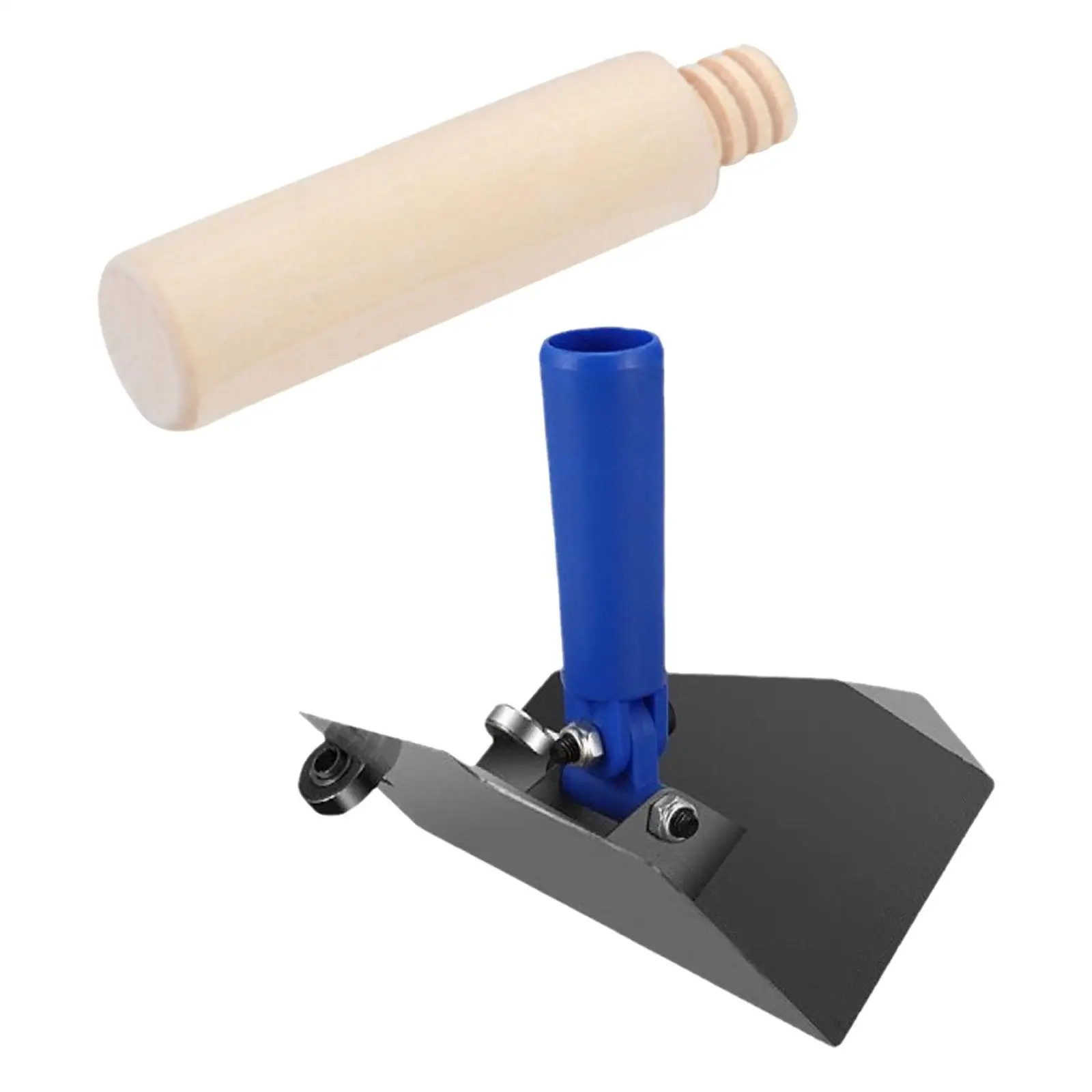 

Corner Trowel For Smooth Polished Finishes Plastering Bricklaying Finishing Tool With Wooden Handle Wall Repair Shaping