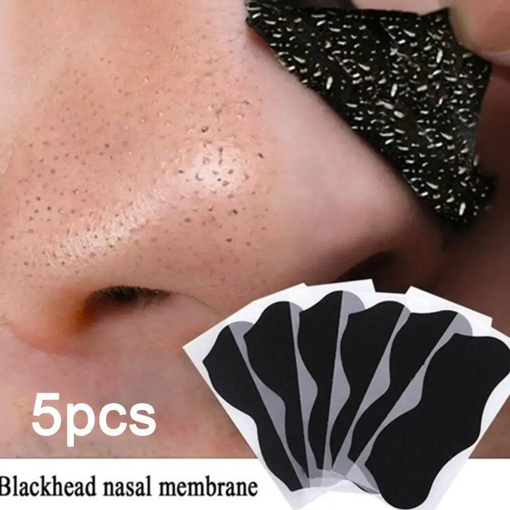 5pc Nose Blackhead Removal Patch Deep Cleansing Skin Acne Spots Treatment Oil Control Shrink Pores Face Beauty Skin Care Product