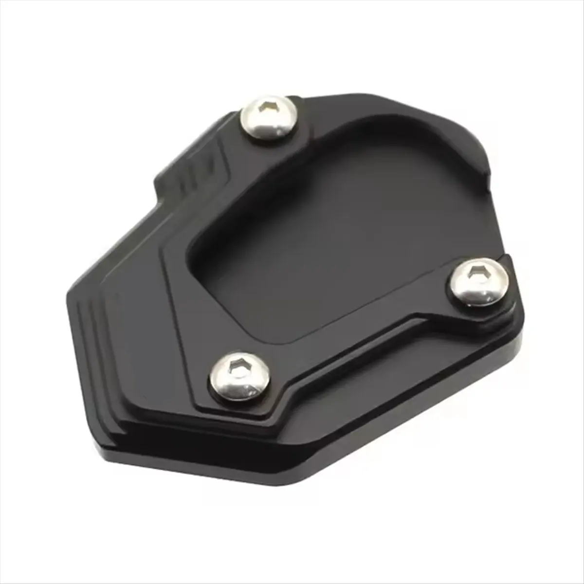 #49O (Black)Motorcycle Accessories Side Stand Extension Kickstand Plate,Automotive Parts & Accessories