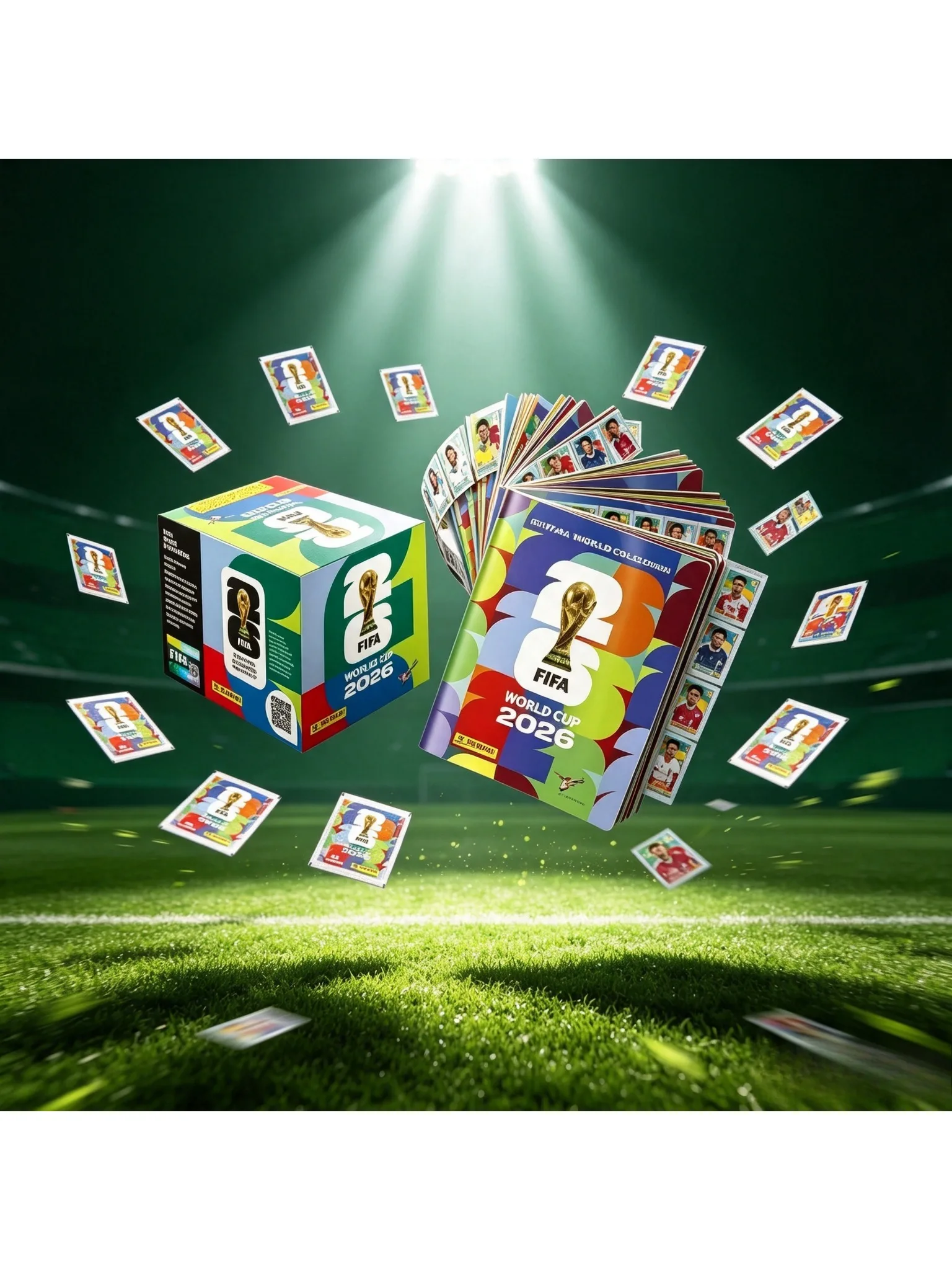 Panini 2026 Fußball-WM Sticker-Set: FIFA Sammelsticker-Box für Fans und Sammler