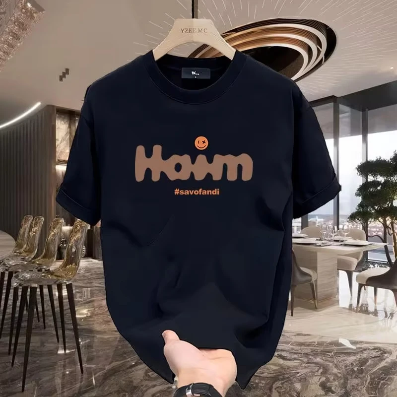 

American Ruffian Handsome Cotton Short-sleeved T-shirt Young Men's Summer Ins Trendy Brand Half-sleeved Tops and Clothes