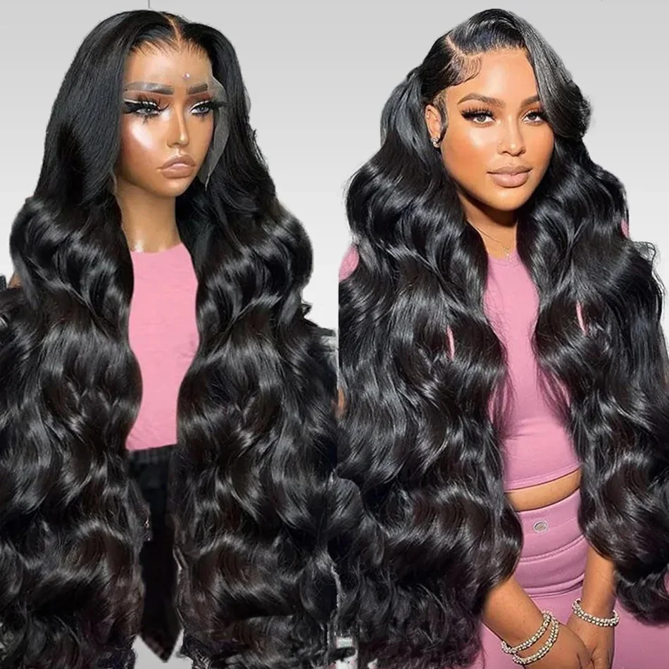 Xcurly HD 250% Body Wave Lace Front Human Hair Wigs 5x5 Glueless Wig Brazilian Water Wave 13x4 Lace Frontal Wig For Women