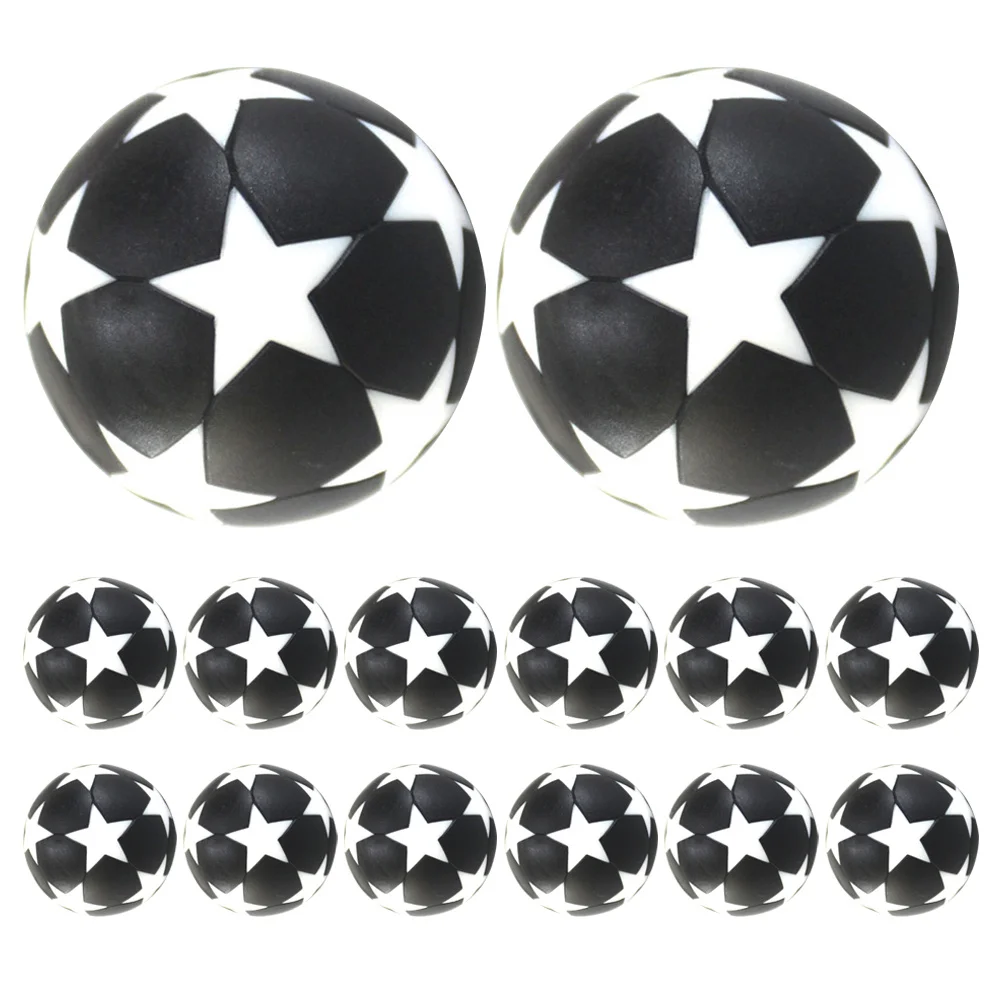 

18pcs Mini Table Football Balls 32Mm Star Color Durable Plastic Indoor Outdoor Family Fun Teamwork Parent-