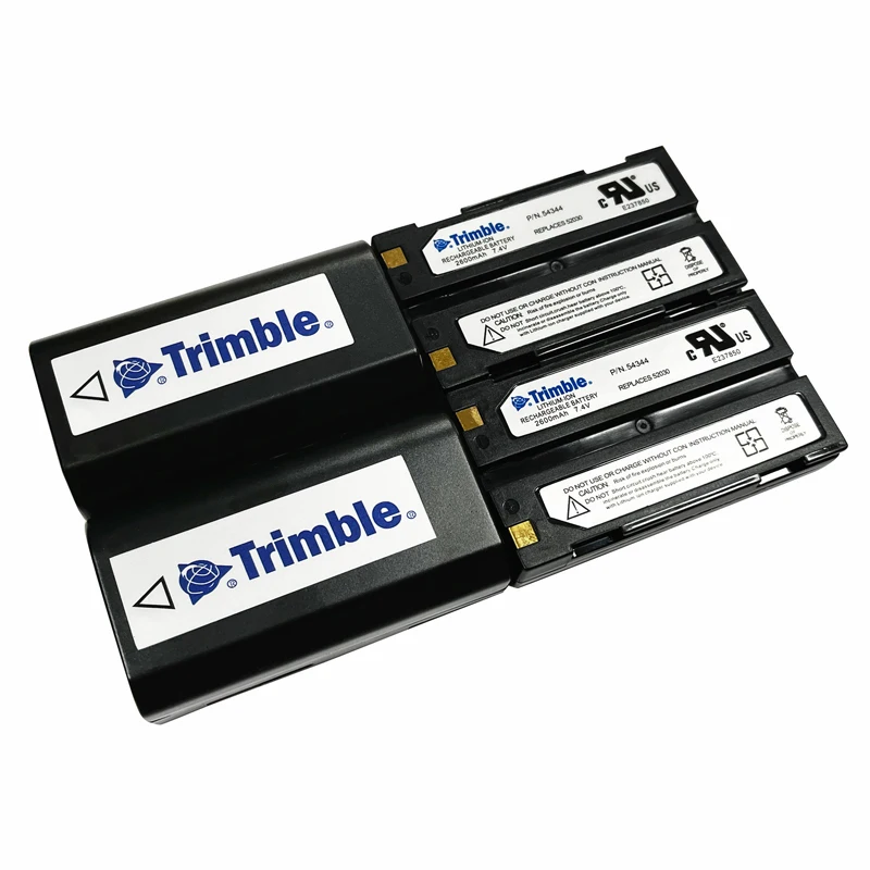 4 Pcs 2600mAh Lithium-ion Battery for Trimble 5700 5800 R7 R8 GPS MT1 RTK GNSS 7.4V 54344 Replaces 52030 Rechargeable Battery