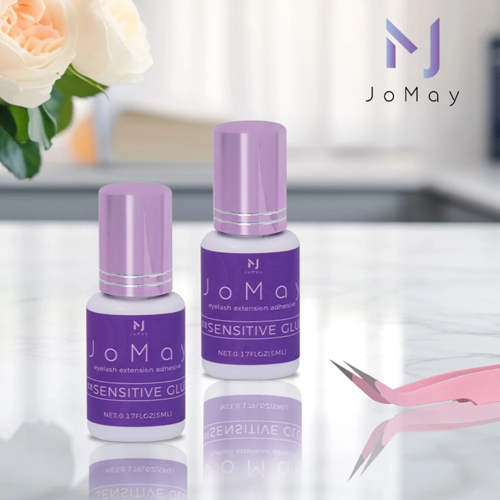 JOMAY Sensitive Adhesive Strong Glue False Eye Lash Extension Glue Quick Drying Adhesive Black Glue No Irritant Makeup Eyelash