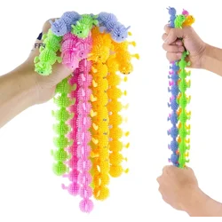 Caterpillares Brinquedo Sensorial para Adolescentes e Adultos, Alívio do Estresse, Stretchy String Worm Pops, Fidget Therapy, Anti Ansiedade, 1Pc