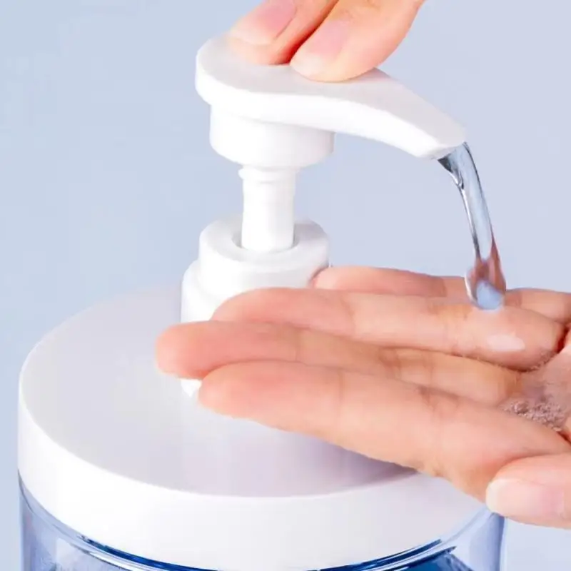 Pumpflaschen-Spender aus Kunststoff, nachfüllbare Flaschen mit weiter Öffnung, nachfüllbar, leer, für Reisen, Duschseife – Detail 5