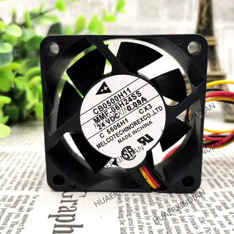 Новый комплект охлаждающих вентиляторов CB0500H11 MMF-06H24SS 24V 6025 6CM
