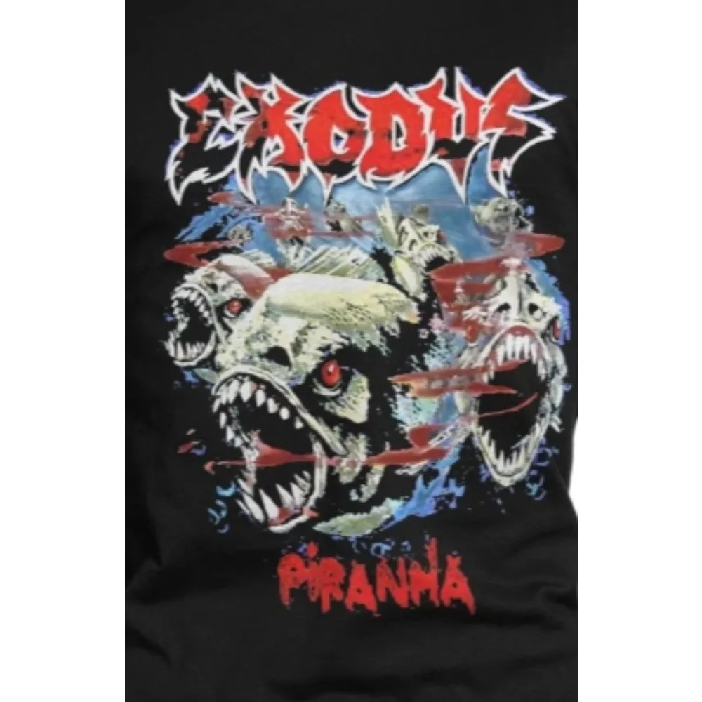 

Men Women T-Shirt Exodus Metal Band Bonded By Blood Funny Pure Cotton Tees Short Sleeve T Shirt Round Neck Clothes
