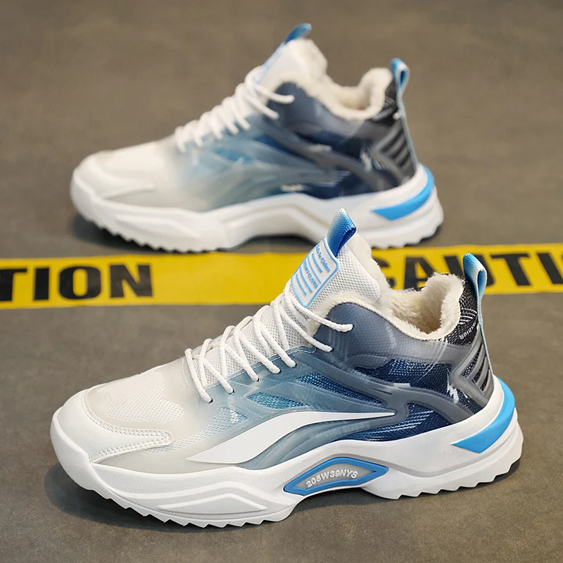 커플 스포츠 단화, 두꺼운 밑창 미끄럼 방지 캐주얼 신발, 가볍고 편안한 야외 스포츠 플러스 사이즈 러닝화