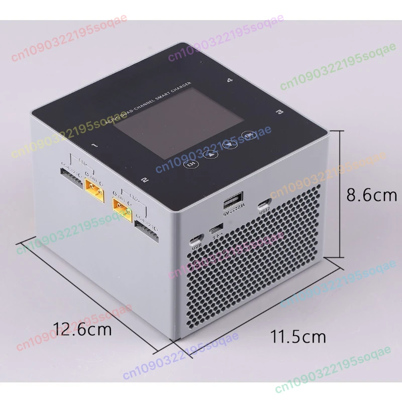 

Dual Mode 4 Channel Intelligent Balance Charger with Power Supply 1000W High Power for Lithium Battery