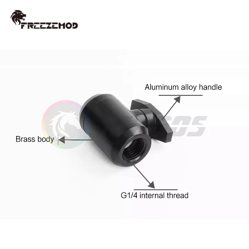 صمام مفتاح تبريد المياه، صمام تصريف المياه الملتفة يدويًا، أسود، فضي، أبيض YGNS