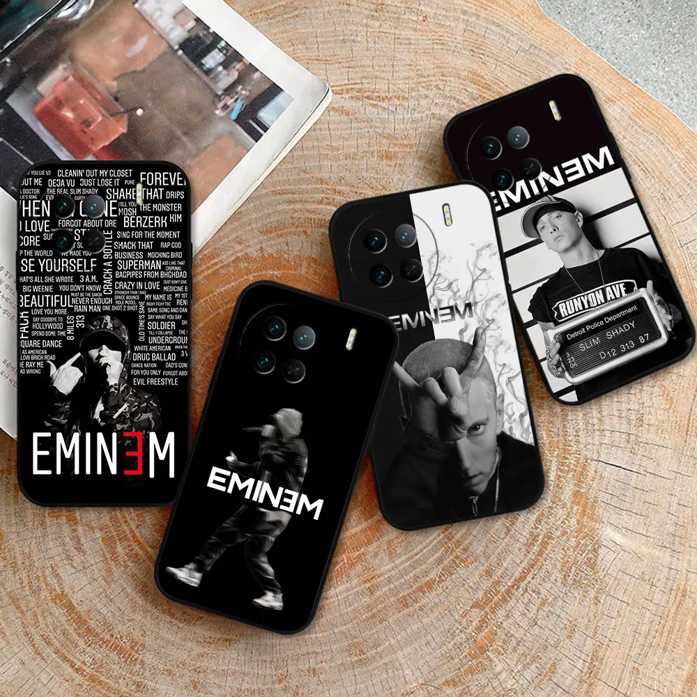 Rap Singer Eminem Phone Case For VIVO X90 X80 X70 X60 X50 PRO X27 X23 X21 X21I X20 Y50 Y35 Y36 Y25 Y22S Y21 Y20 Y19 Cover Cqoues