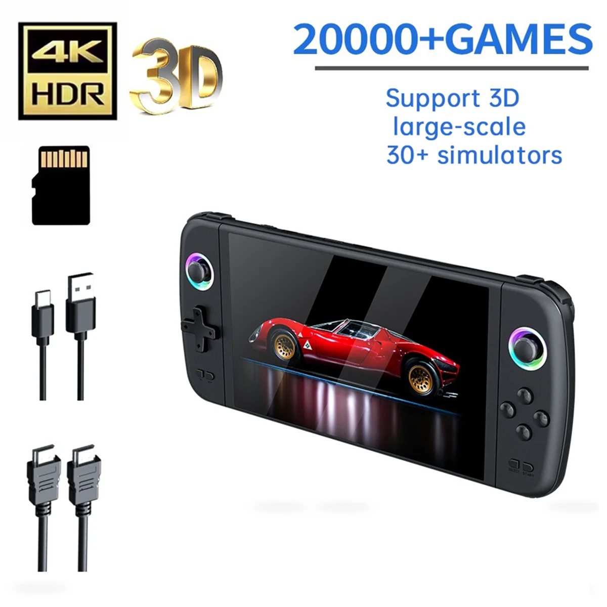 console-de-jeu-video-portable-retro-at59-m27-grand-ecran-de-70-pouces-lecteur-de-jeu-portable-prise-en-charge-de-30-emulateur-64-go-20000-jeux