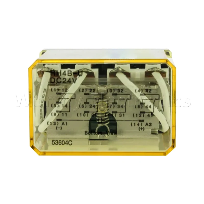 Free shipping 10pcs/lot relay 24VDC 14PIN RH4B-U-DC24V