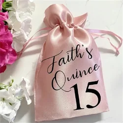 12pcs Quinceanera Favor Bags, Quince Party Favor Bag, Quinceanera Party Favor, Birthday Party Favor, 15th Birthday Party Favor B