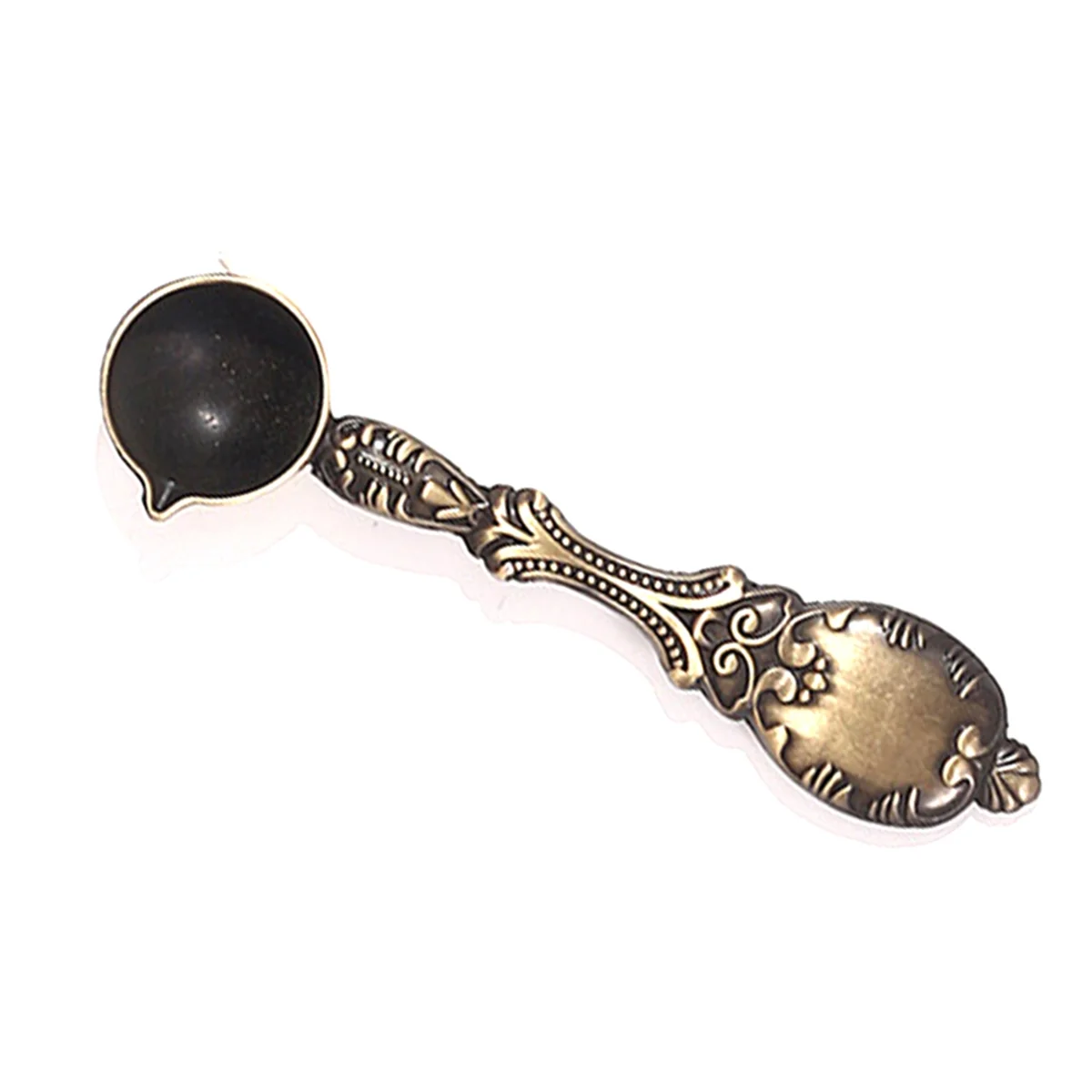 AA25 Big Copper Spoon Stamp Spoon Vintage Brass Spoon Sealing Wax Stamp Wax Stick Spoon