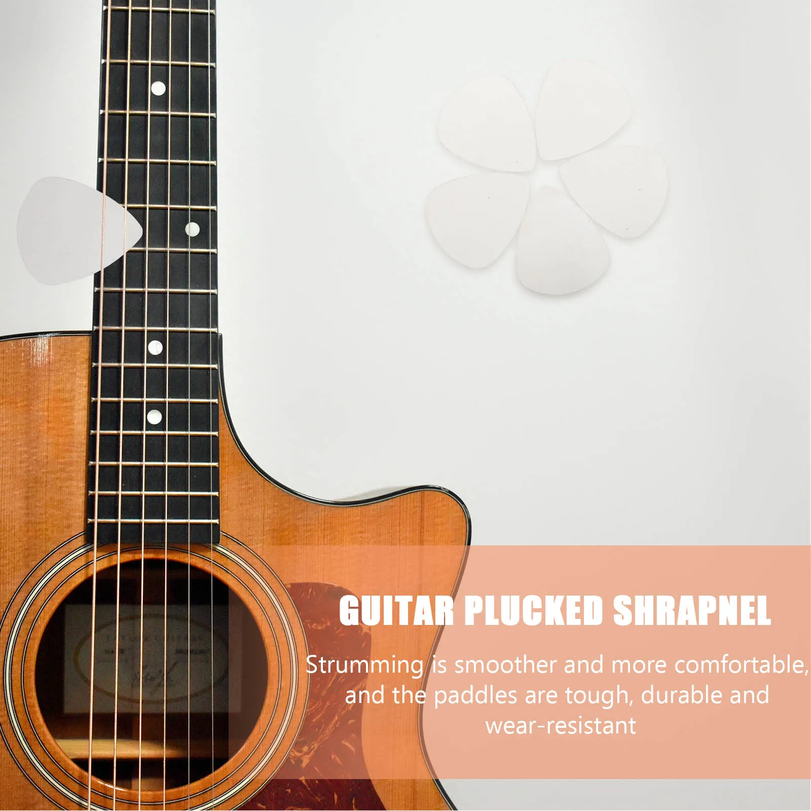 

10pcs Guitar Stainless Steel for Acoustic Electric Guitar Supplies Bass Guitars Durable Portable Musical Accessories