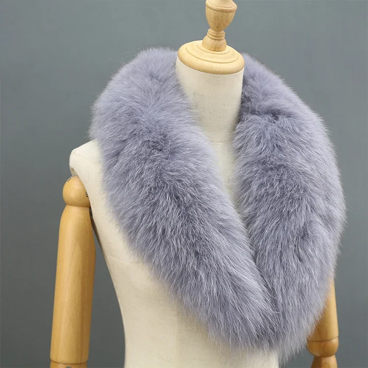 Women Real Fox Racoon Fur Long Scarf /raccoon fur