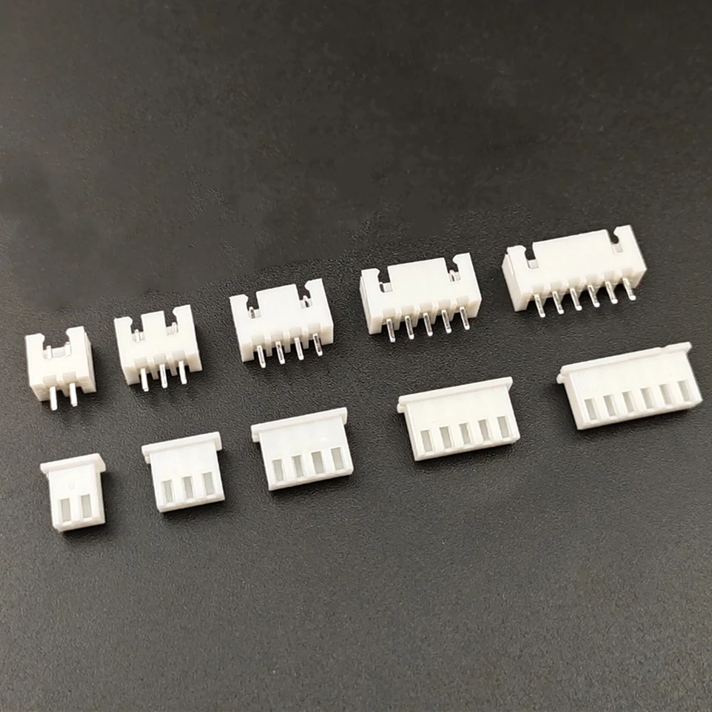 JST XH2.54 Connector Kit Straight Pin 2/3/4/5/6 Male Female Plug Terminal Set for PCB Electronic Projects