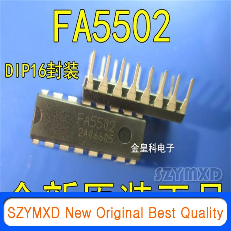 5Pcs/Lot New Original FA5502 FA5502P DIP16 pin LCD power management chip in-line ic In Stock